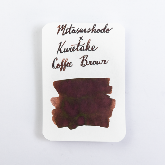 Mitasanshodo x KURETAKE Scented Sumi (55ml) Bottled Ink - Coffee Brown