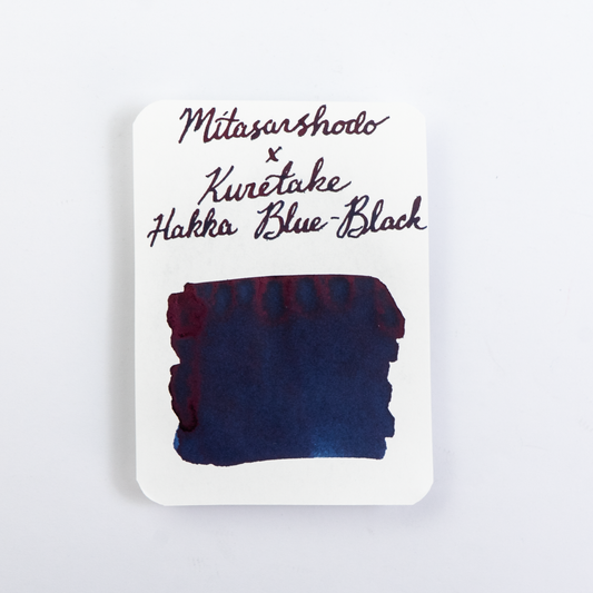 Mitasanshodo x KURETAKE Scented Sumi (55ml) Bottled Ink - Hakka Blue-Black
