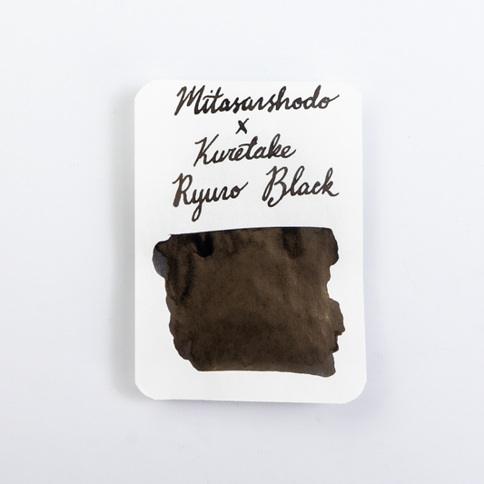 Mitasanshodo x KURETAKE Scented Sumi (55ml) Bottled Ink - Ryuno Black