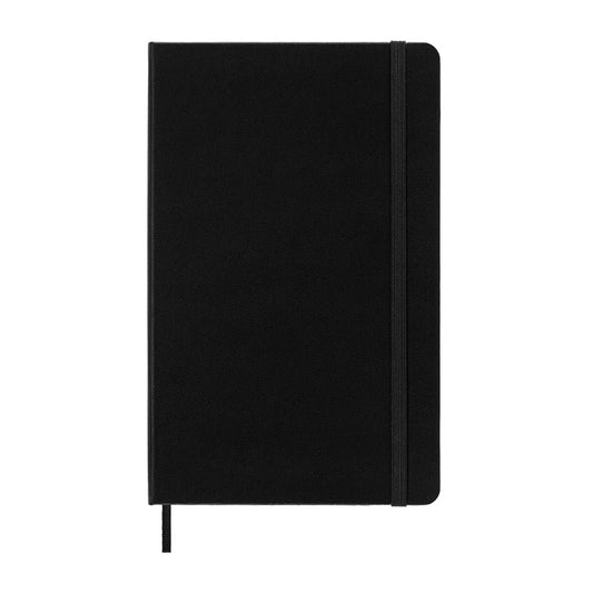 Moleskine Large Hardcover Classic Expanded Plain Notebook - Black
