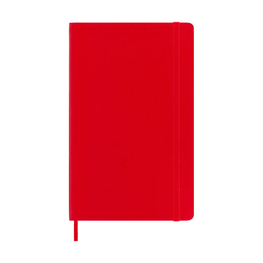 Moleskine Large Softcover Classic Plain Notebook - Scarlet Red