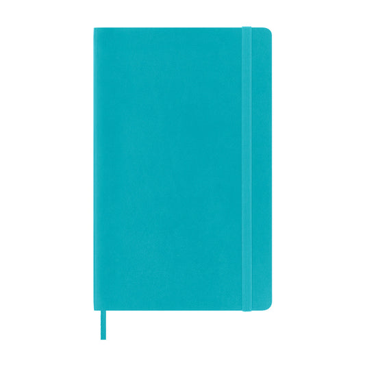 Moleskine Large Softcover Classic Ruled Notebook - Reef Blue