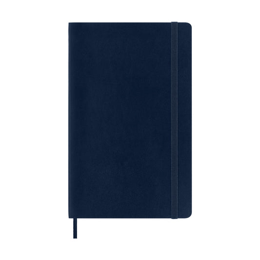 Moleskine Large Softcover Classic Ruled Notebook - Sapphire Blue