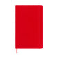 Moleskine Large Softcover Classic Ruled Notebook - Scarlet Red