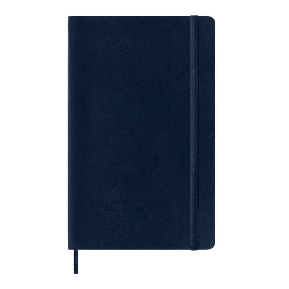 Moleskine Large Softcover Classic Squared Notebook - Sapphire Blue