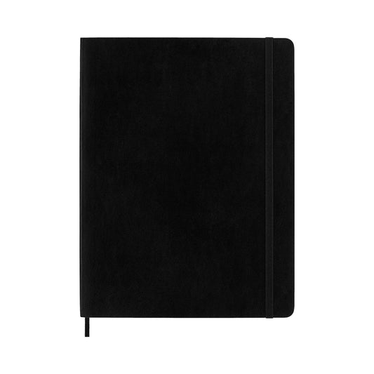 Moleskine XL Softcover Classic Ruled Notebook - Black