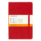 Moleskine Classic Colored Pocket Ruled Hardcover Notebook - Red