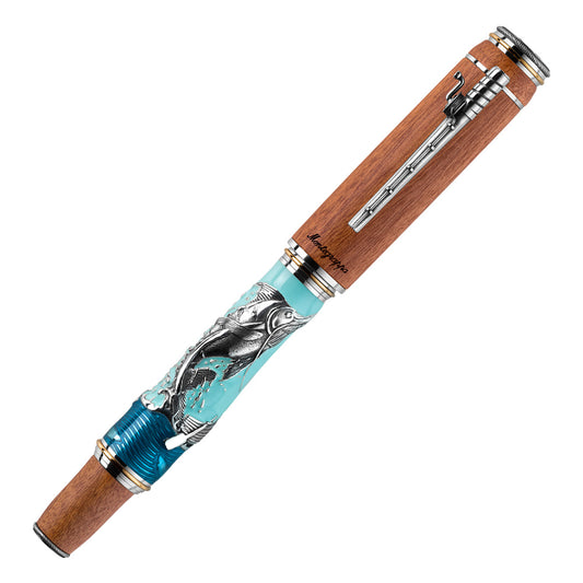 Montegrappa The Old Man and the Sea Fountain Pen (Silver) (Limited Edition)