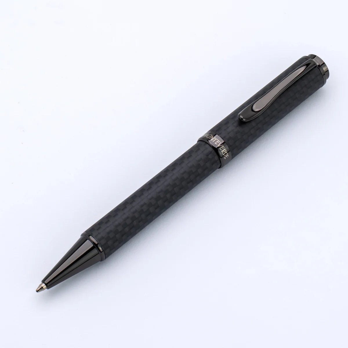 Monteverde Innova Ballpoint - Matte Carbon Fiber with Gunmetal Trim