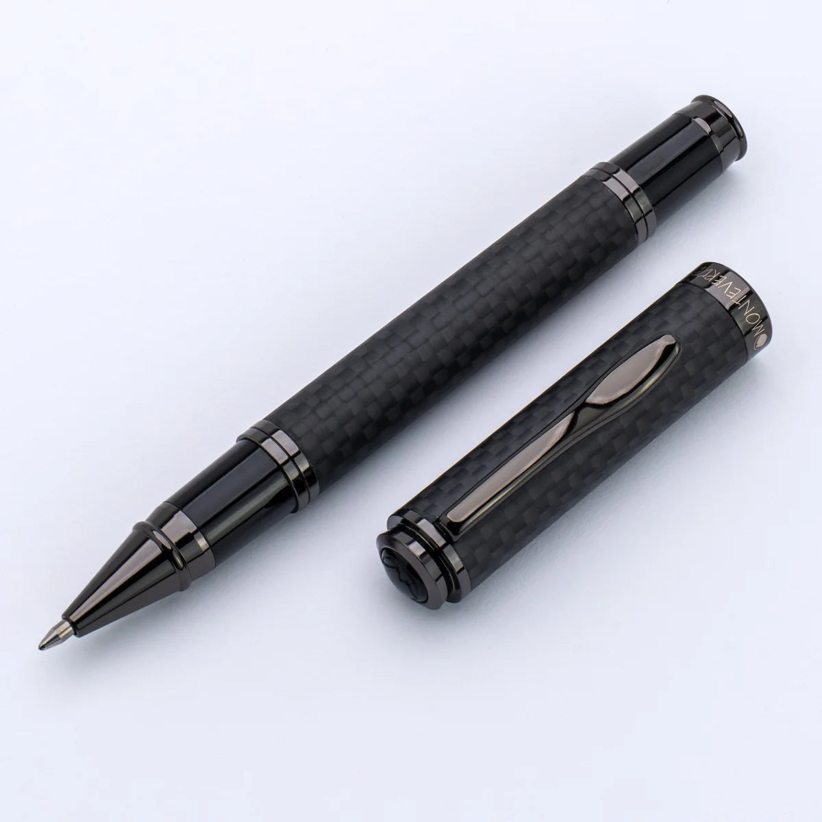 Monteverde Innova Rollerball - Matte Carbon Fiber with Gunmetal Trim