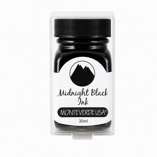 Monteverde Midnight Black (30ml) Bottled Ink