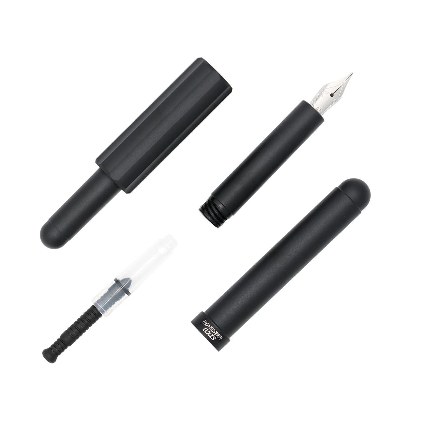Monteverde Axis Fountain Pen - Matte Black