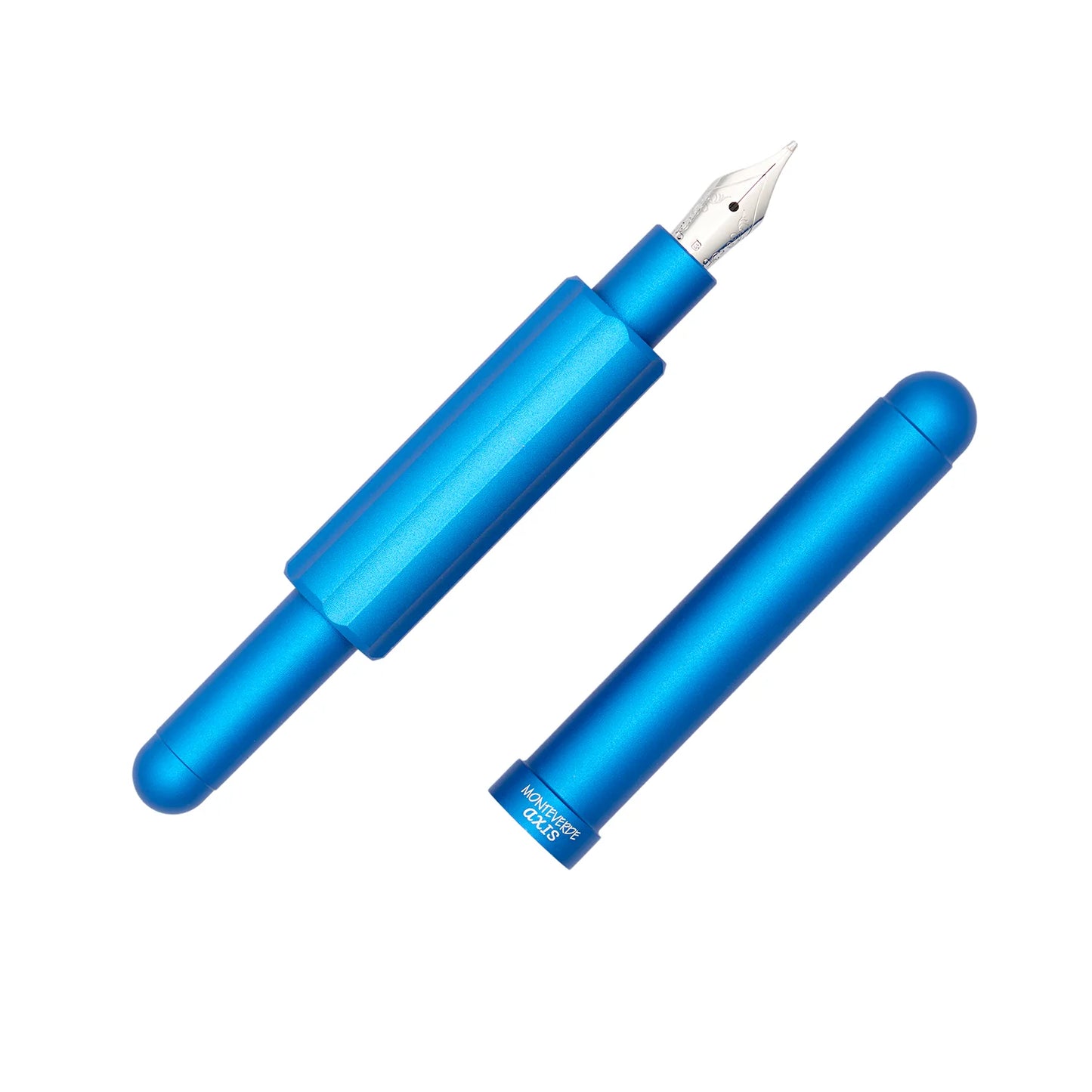 Monteverde Axis Fountain Pen - Matte Blue
