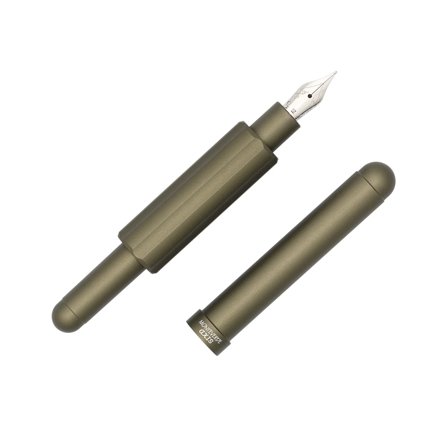 Monteverde Axis Fountain Pen - Matte Olive