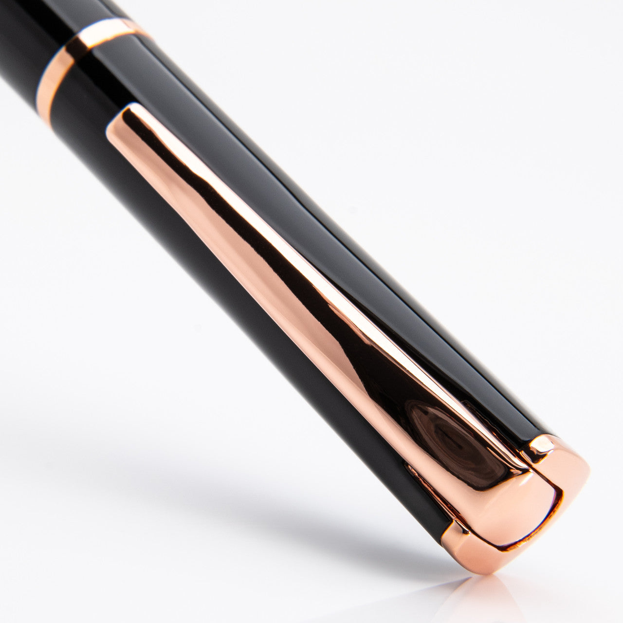 Monteverde Impressa Rollerball - Black with Rose Gold Trim