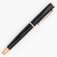 Monteverde Impressa Rollerball - Black with Rose Gold Trim