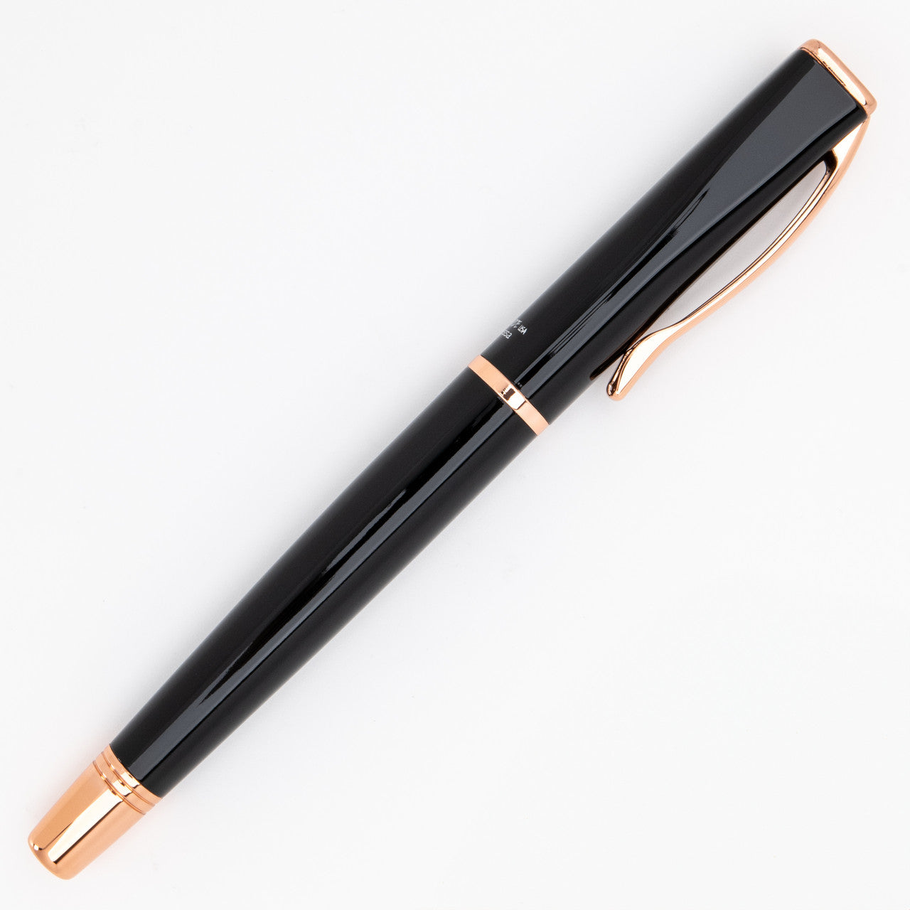 Monteverde Impressa Rollerball - Black with Rose Gold Trim