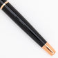 Monteverde Impressa Rollerball - Black with Rose Gold Trim
