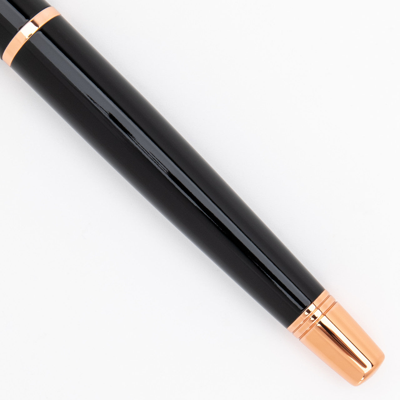 Monteverde Impressa Rollerball - Black with Rose Gold Trim