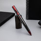 Monteverde Impressa Ballpoint - Gun Metal with Red Trim