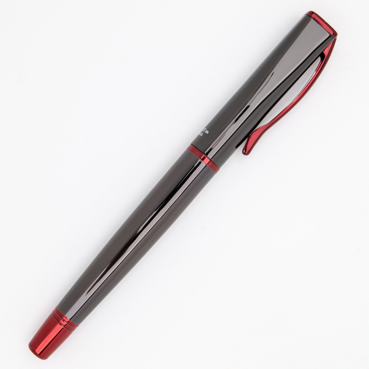 Monteverde Impressa Rollerball - Gun Metal with Red Trim