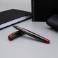 Monteverde Impressa Rollerball - Gun Metal with Red Trim