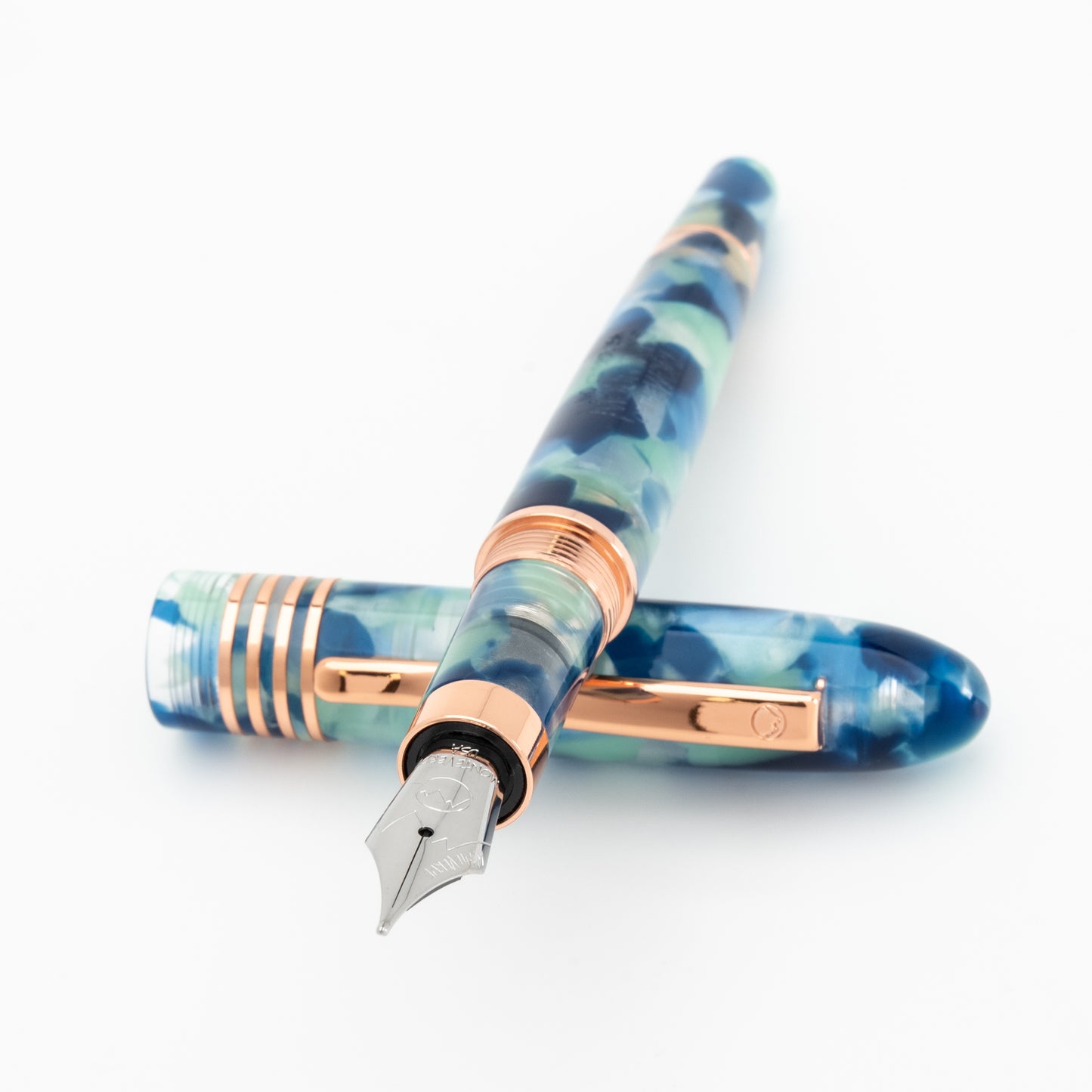 Monteverde Mountains of the World Fountain Pen - Blue