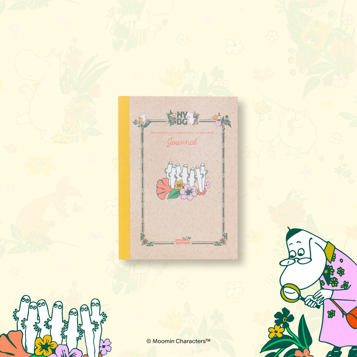 Esterbrook x Moomin x New York Botanical Gardens Passport-Size Lined Notebook Set - Small (Set of 3)