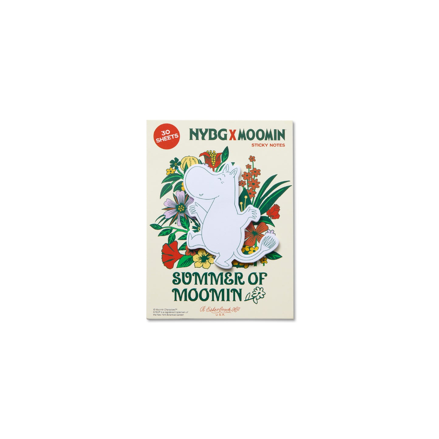 Esterbrook x Moomin x New York Botanical Gardens Sticky Notes
