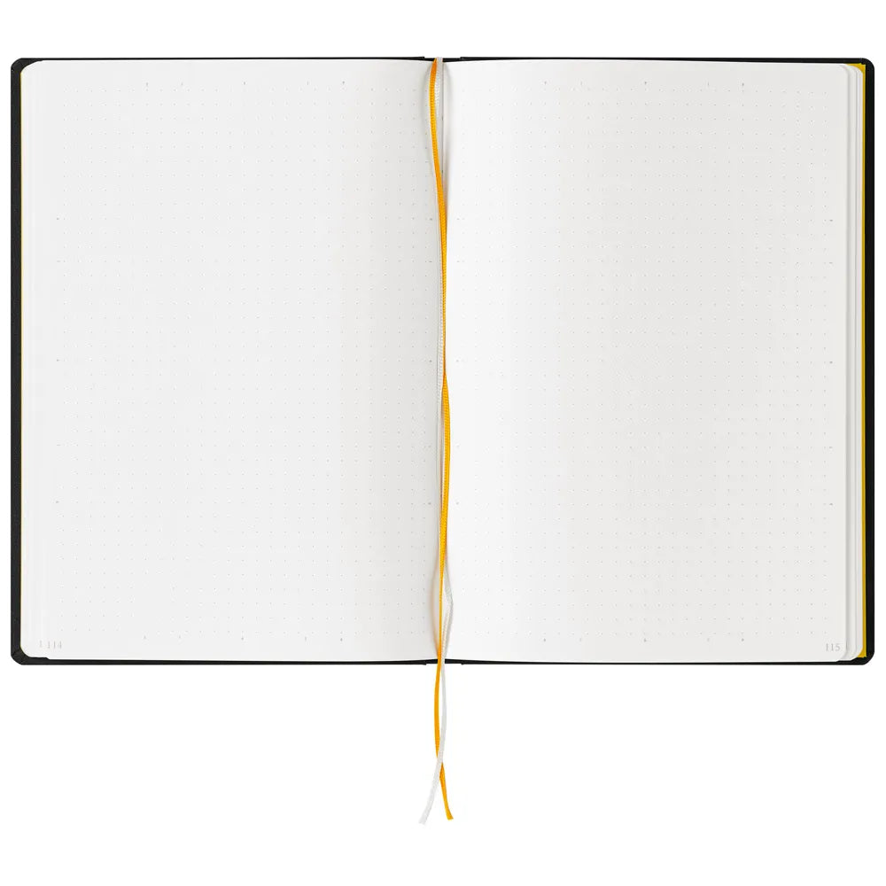 Maruman Mnemosyne N888 A5 Hardcover Dotted Journal - Black