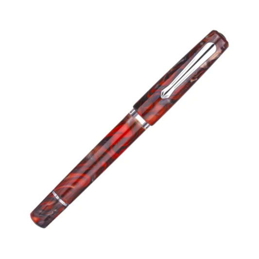Nahvalur Schuylkill Fountain Pen - Rockfish Red
