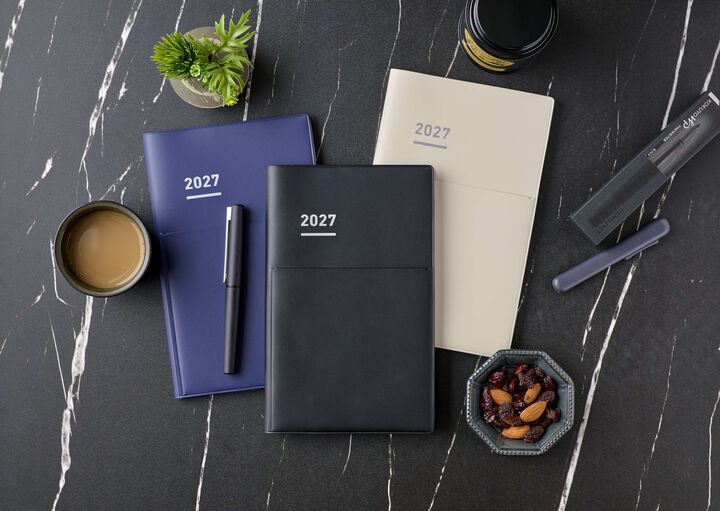 Kokuyo Jibun 2027 Techo Biz Planner - Black (A5 Slim)