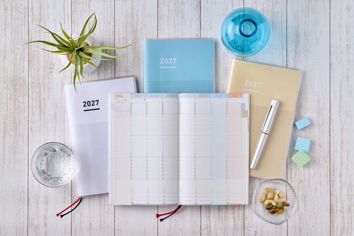 Kokuyo Jibun 2027 Mini Techo Diary - White (B6 Slim)