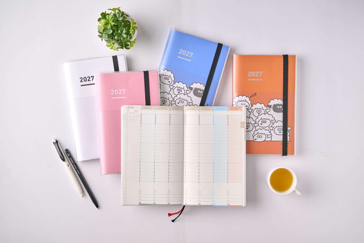 Kokuyo Jibun 2027 mini First Techo - Blue (B6 Slim)