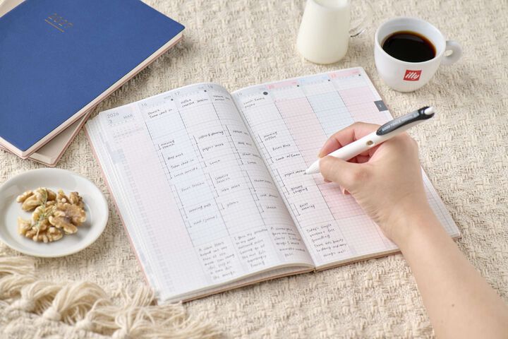 Kokuyo Jibun 2027 Techo Lite mini - Beige (B6 Slim)