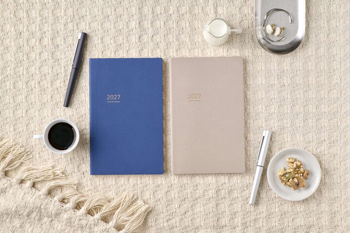 Kokuyo Jibun 2027 Techo Lite mini - Beige (B6 Slim)