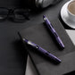 Nahvalur Eclipse Retractable Fountain Pen - Hepatizon Silver