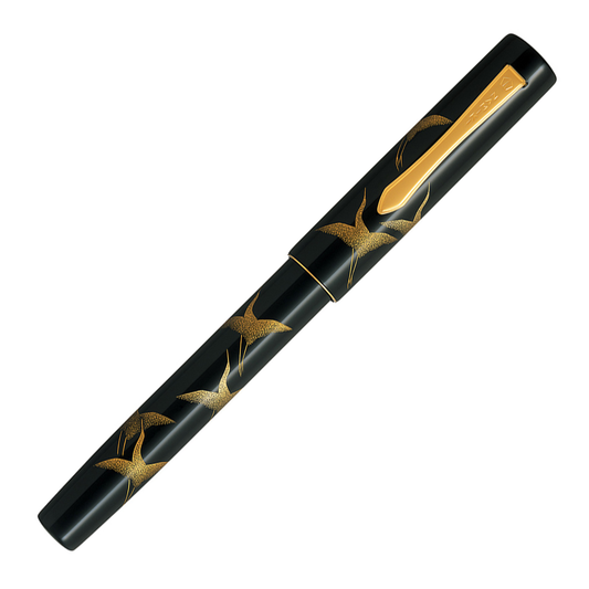 Pilot Namiki Yukari Chinkin Fountain Pen - Tsuru (Crane)