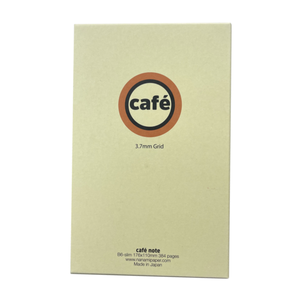 Nanami Paper Tomoe River Cafe Note B6 Slim - Grid (3.7mm)