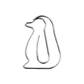 Midori D-Clips Nano Penguin