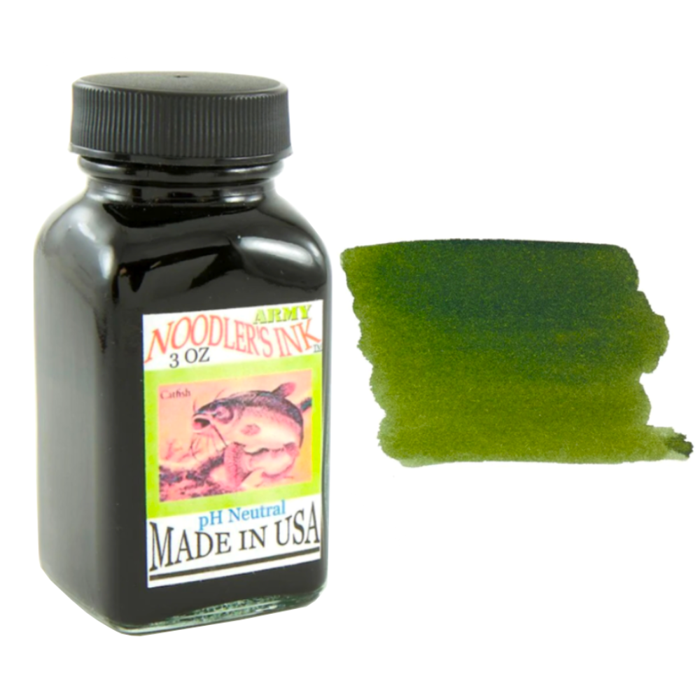 Noodler's Army Green (3oz) Bottled Ink