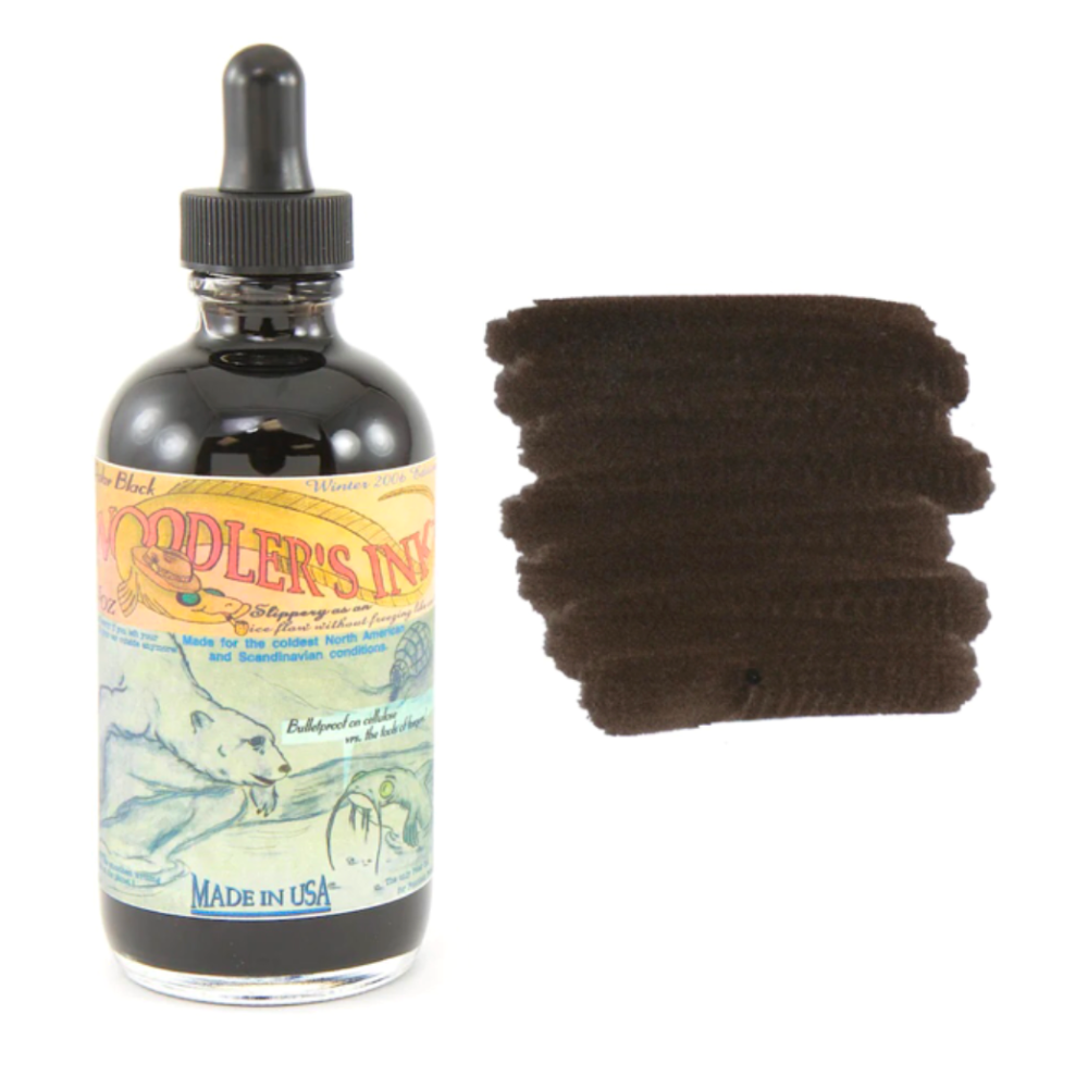 Noodler's Polar Black Bottled Ink - 4.5oz