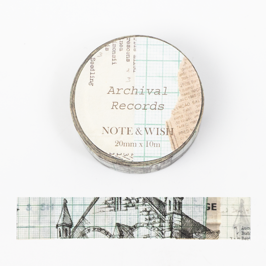 Note & Wish Washi Tape - Archival Records
