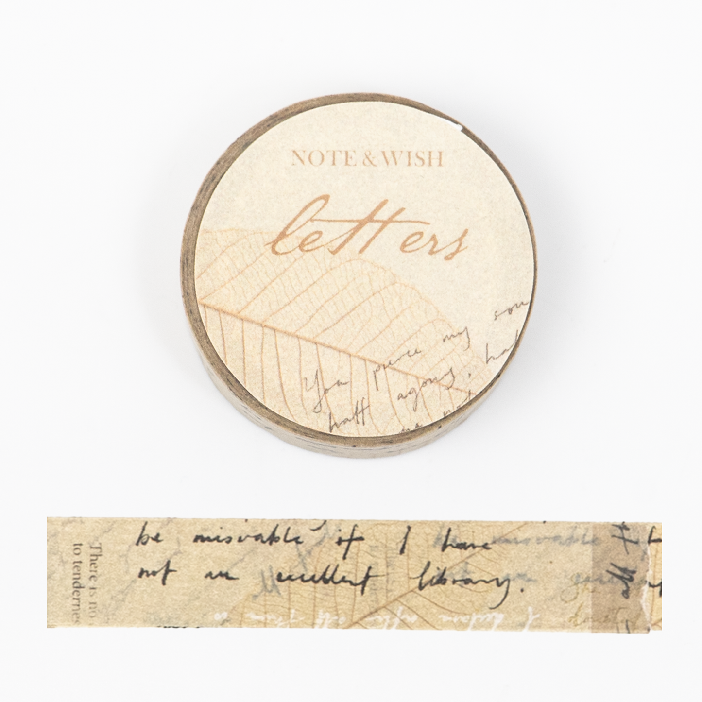Note & Wish Washi Tape - Letters