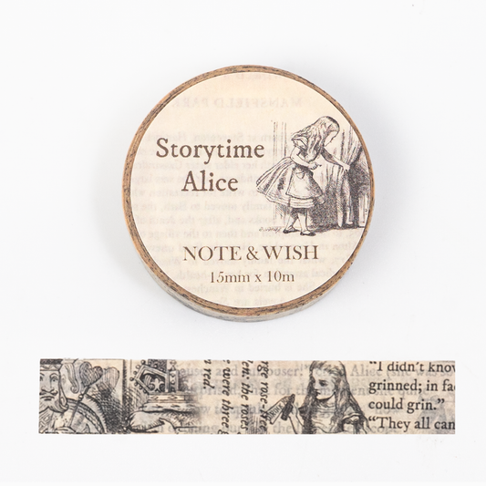 Note & Wish Washi Tape - Storytime Alice
