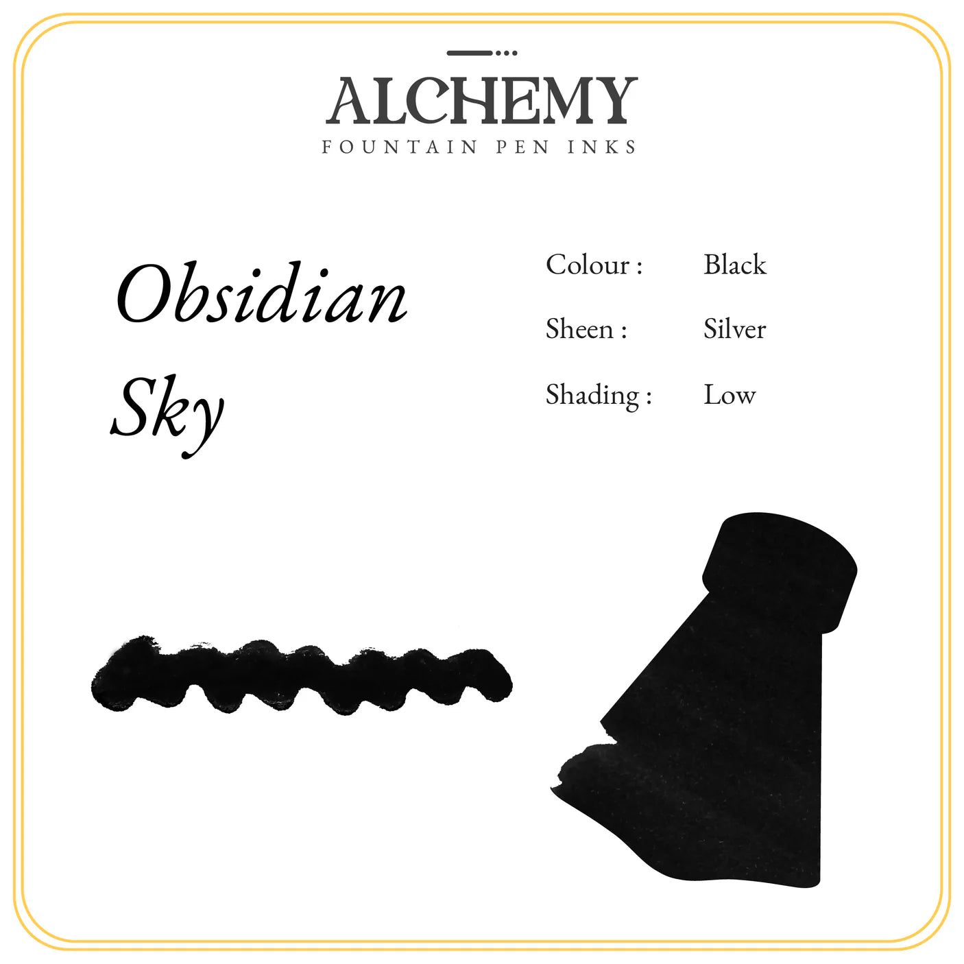 Endless Alchemy Obsidian Sky (45ml) Bottled Ink
