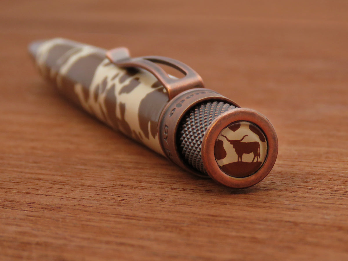 Retro 51 Tornado Rollerball - Over the Moon: Longhorn (Dromgoole's 2026 Dallas Pen Show Exclusive)