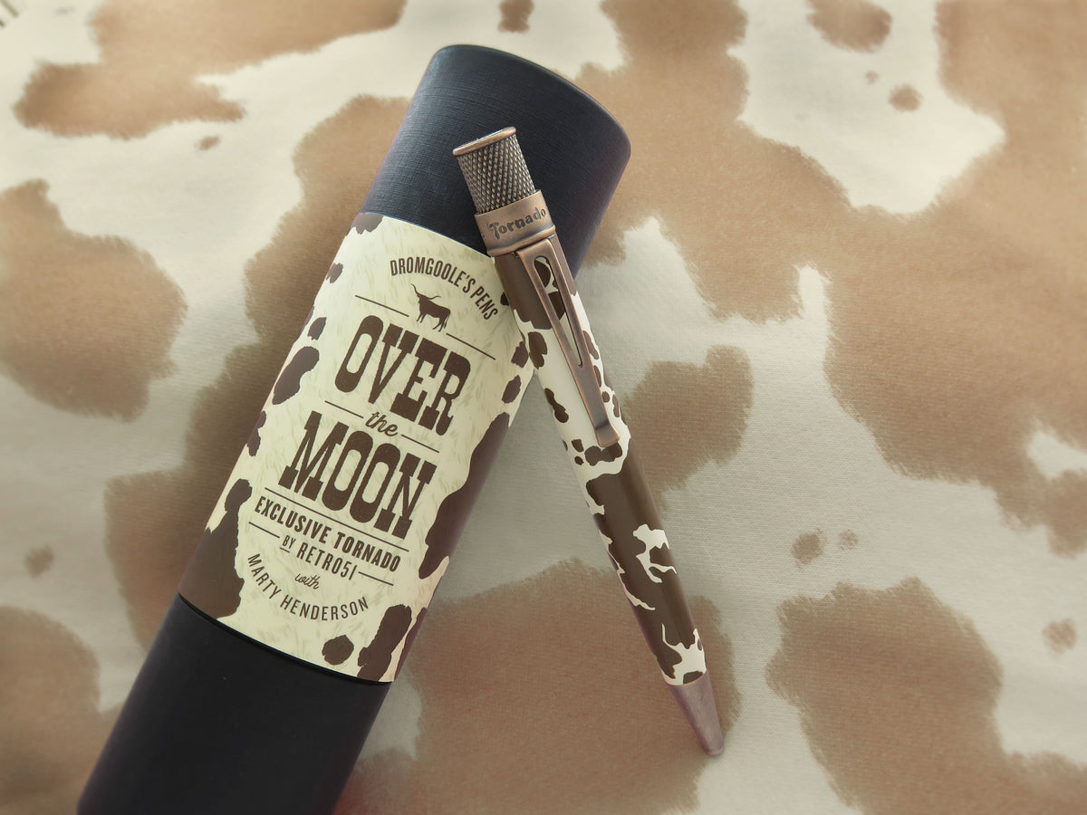 Retro 51 Tornado Rollerball - Over the Moon: Longhorn (Dromgoole's 2026 Dallas Pen Show Exclusive)