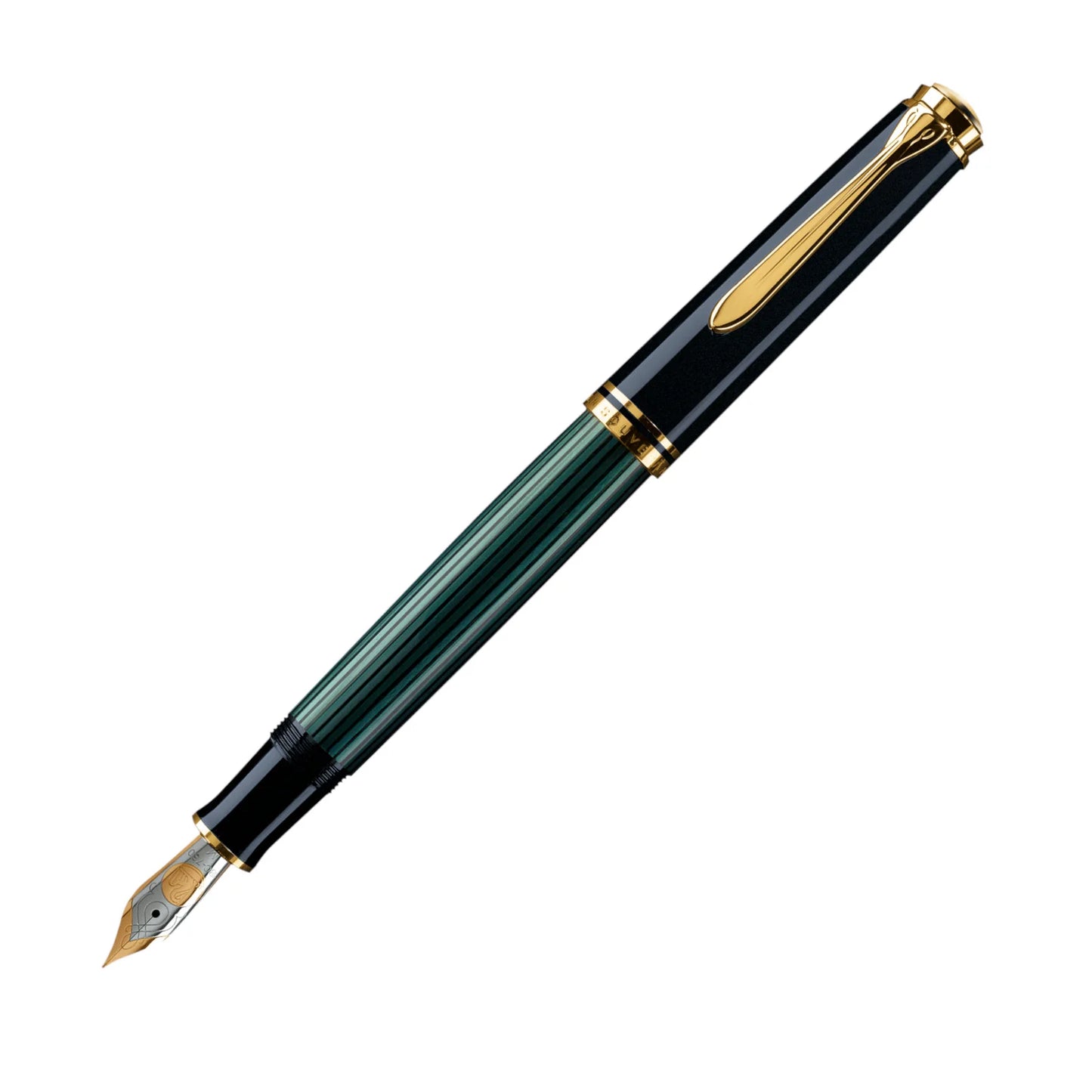 【楽天スーパーセール】 M800 Souverän Pelikan Fountain Black/Green - Pen 筆記具