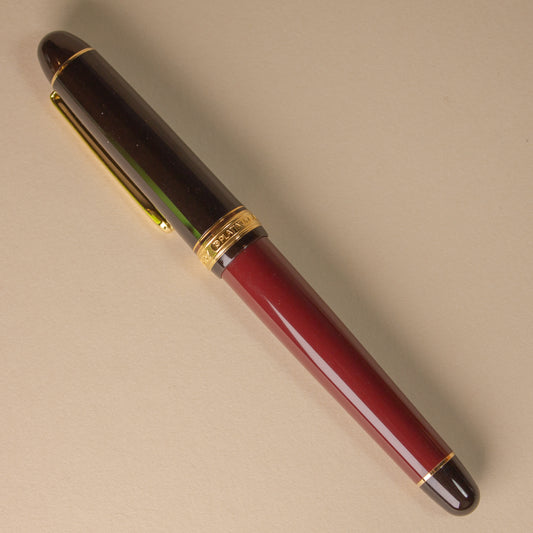 Pre-Owned Platinum #3776 Century - My Favorite Things - Coffee Jelly Fountain Pen - Broad